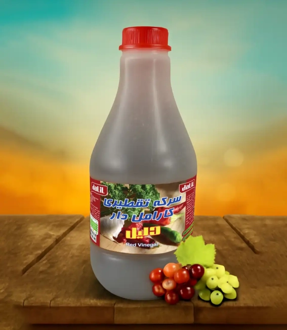 سرکه تقطیری کارامل دار